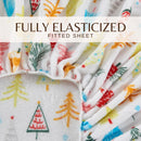 Printed Plush Sheet - Velvet Luxe Collection by Great Bay Home