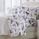 Printed Plush Sheet - Velvet Luxe Collection by Great Bay Home