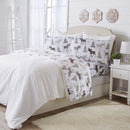Printed Plush Sheet - Velvet Luxe Collection by Great Bay Home