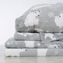 Printed Plush Sheet - Velvet Luxe Collection by Great Bay Home
