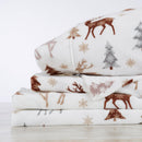 Printed Plush Sheet - Velvet Luxe Collection by Great Bay Home
