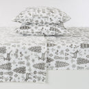Printed Plush Sheet - Velvet Luxe Collection by Great Bay Home