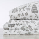 Printed Plush Sheet - Velvet Luxe Collection by Great Bay Home