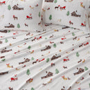 Printed Plush Sheet - Velvet Luxe Collection by Great Bay Home