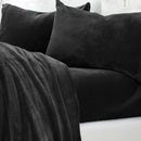 Solid Plush Sheet - Velvet Luxe Collection by Great Bay Home
