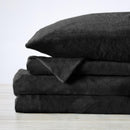 Solid Plush Sheet - Velvet Luxe Collection by Great Bay Home