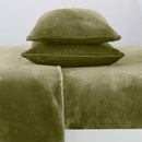 Solid Plush Sheet - Velvet Luxe Collection by Great Bay Home
