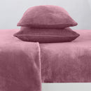 Solid Plush Sheet - Velvet Luxe Collection by Great Bay Home