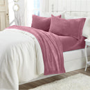 Solid Plush Sheet - Velvet Luxe Collection by Great Bay Home