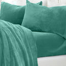 Solid Plush Sheet - Velvet Luxe Collection by Great Bay Home