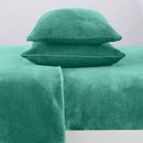 Solid Plush Sheet - Velvet Luxe Collection by Great Bay Home