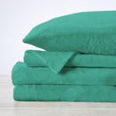Solid Plush Sheet - Velvet Luxe Collection by Great Bay Home