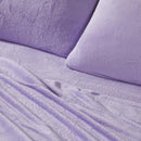 Solid Plush Sheet - Velvet Luxe Collection by Great Bay Home