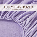 Solid Plush Sheet - Velvet Luxe Collection by Great Bay Home