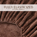Solid Plush Sheet - Velvet Luxe Collection by Great Bay Home