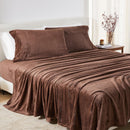 Solid Plush Sheet - Velvet Luxe Collection by Great Bay Home