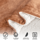Velvet Plush Sherpa Luxury Bed Blanket - Kinsley Collection by Great Bay Home