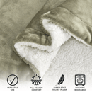 Velvet Plush Sherpa Luxury Bed Blanket - Kinsley Collection by Great Bay Home
