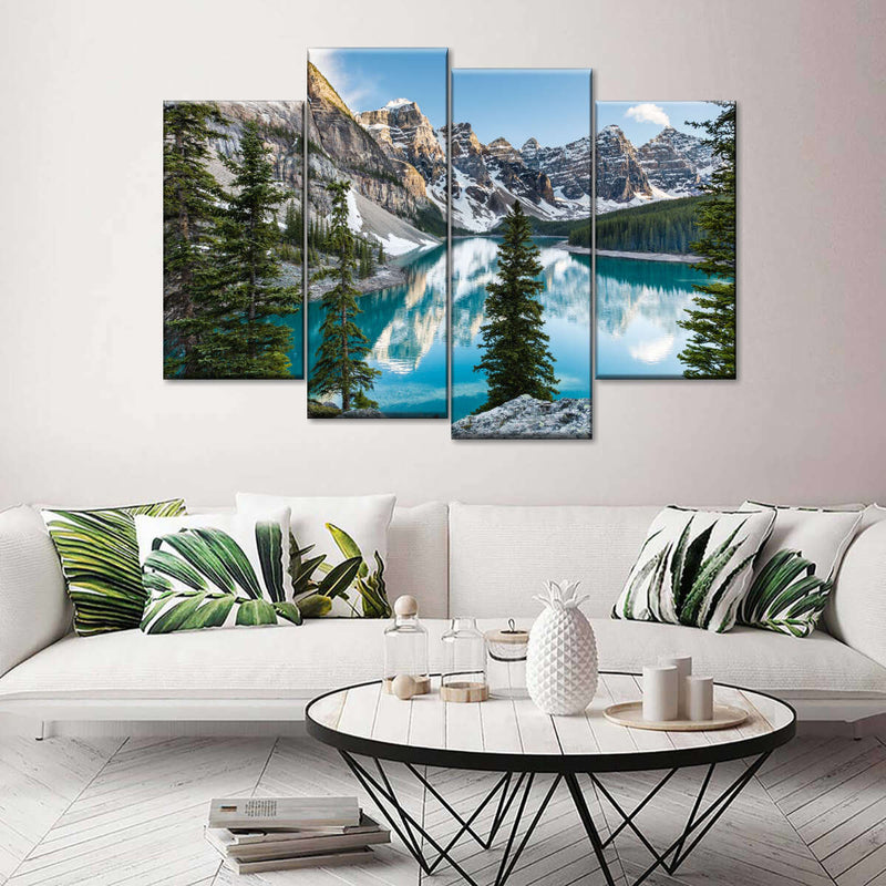 Moraine Lake Reflections Wall Art