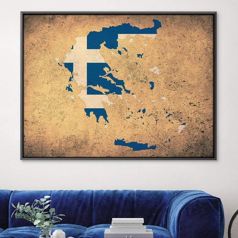 Greece Canvas