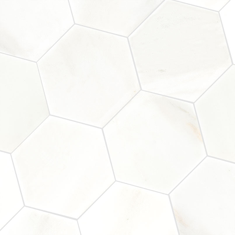 MSI Greecian White 8" Hexagon Polished, photo 3 of 10