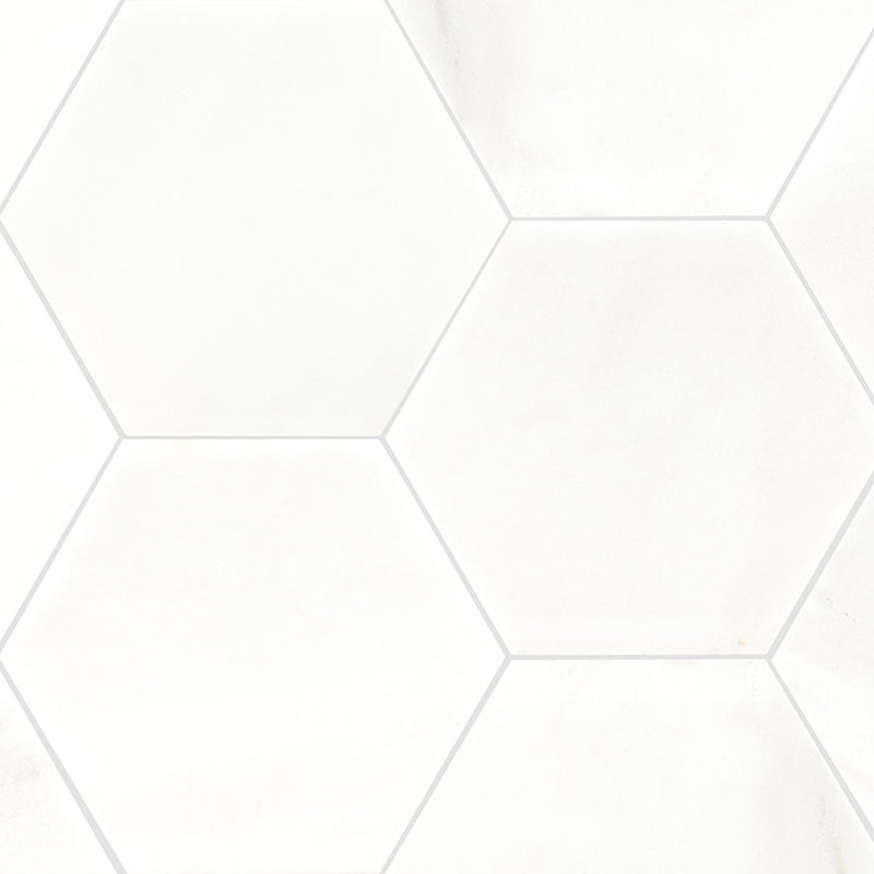MSI Greecian White 8" Hexagon Polished