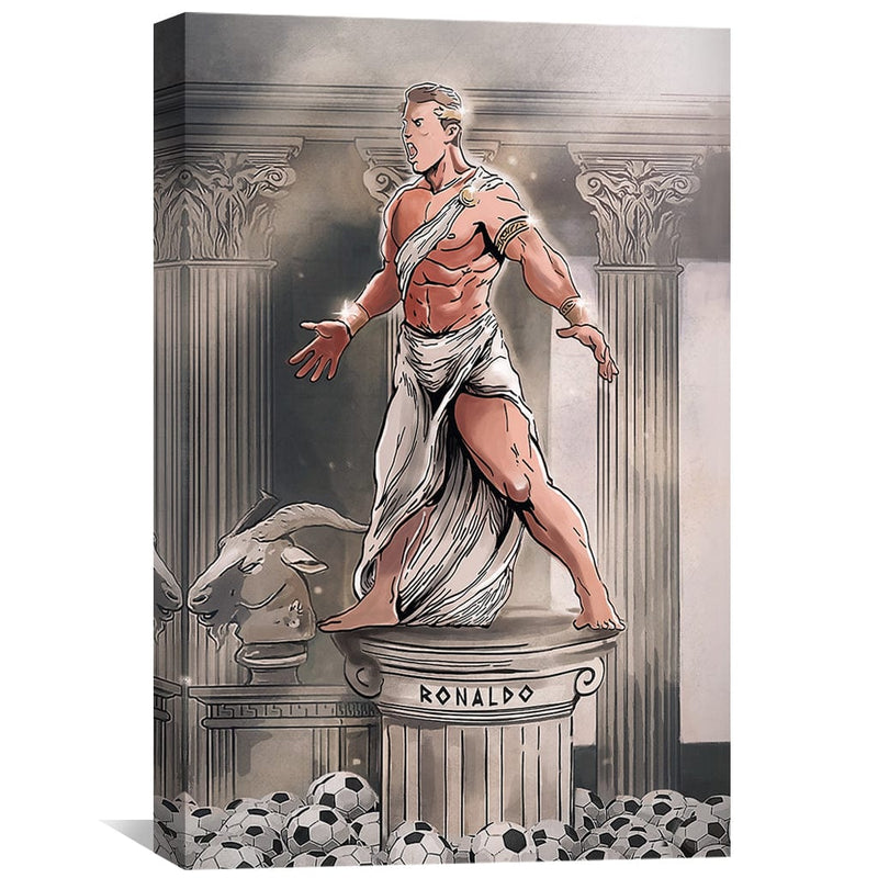 Greek God Ronaldo Canvas