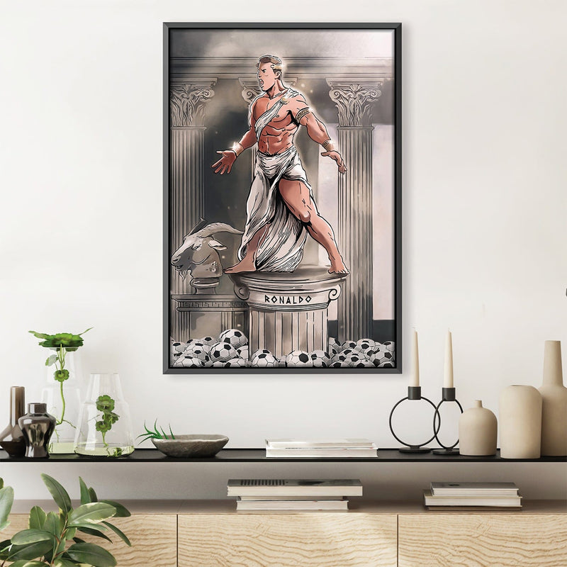 Greek God Ronaldo Canvas