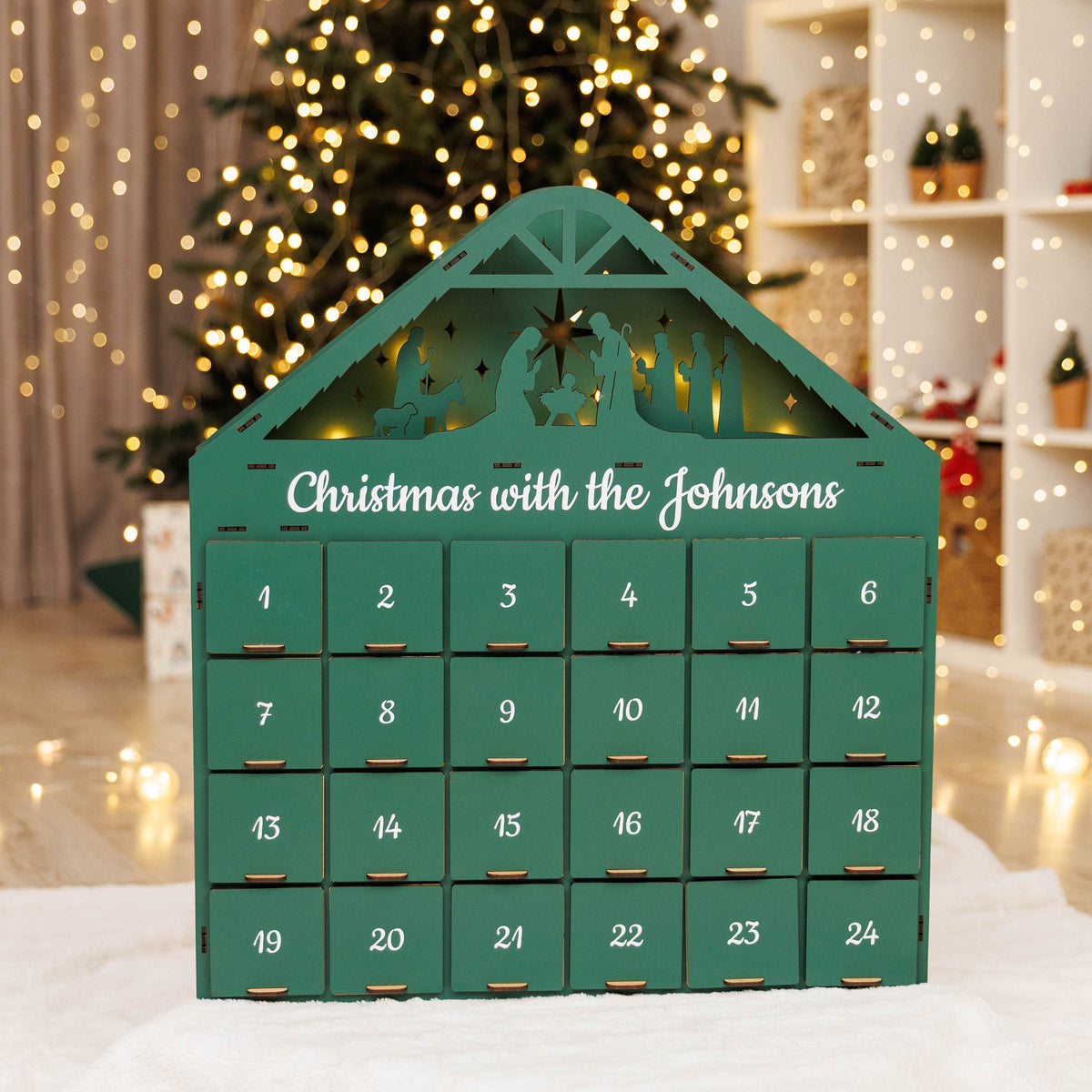 Christmas Advent Calendar - Green, photo 8 of 12