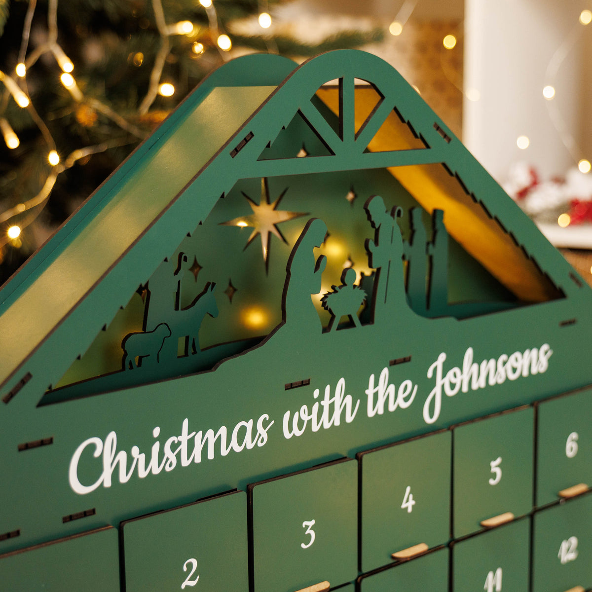 Christmas Advent Calendar - Green, photo 2 of 12