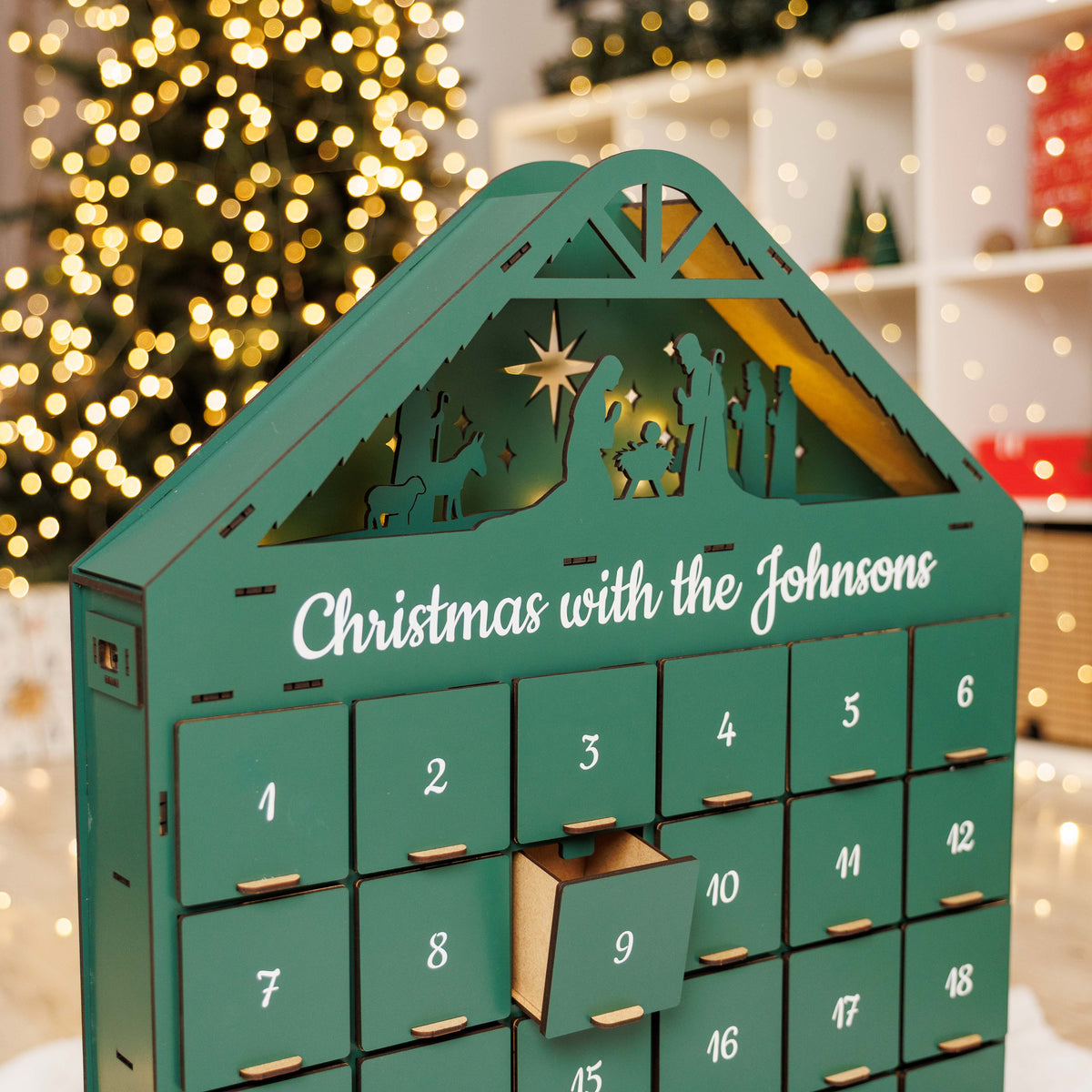 Christmas Advent Calendar - Green, photo 5 of 12
