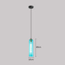 GobekUsa Green Glass Nordic Pendant Light E27 Suspension Fixture for Living and Bedroom