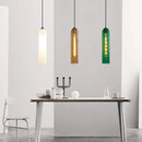 GobekUsa Green Glass Nordic Pendant Light E27 Suspension Fixture for Living and Bedroom