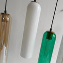 GobekUsa Green Glass Nordic Pendant Light E27 Suspension Fixture for Living and Bedroom