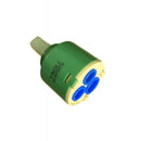 Green and beige 40mm ceramic faucet cartridge kitchen valve replacement by Decorbites