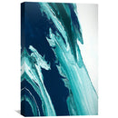 Green And Blue Wave Canvas
