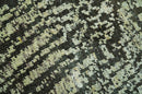 Green and Olive Modern Abstract 5x8 Hand knotted wool area Rug