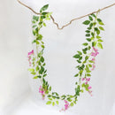 Green and white artificial flowers garden wedding arch decor by Decorbites