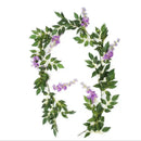 Green and white artificial flowers garden wedding arch decor by Decorbites
