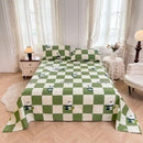 GobekUsa Cartoon Printed Cotton Bedspread | Queen King | Durable Coarse Cloth | All Seasons