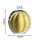 Green and yellow durian ceramic vase set for living room decor by Decorbites