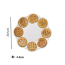 Green & beige creative biscuit ceramic tableware set dining room mug by Decorbites