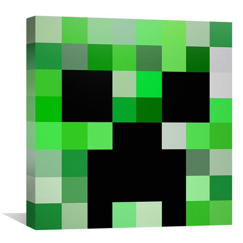 Green Block Canvas