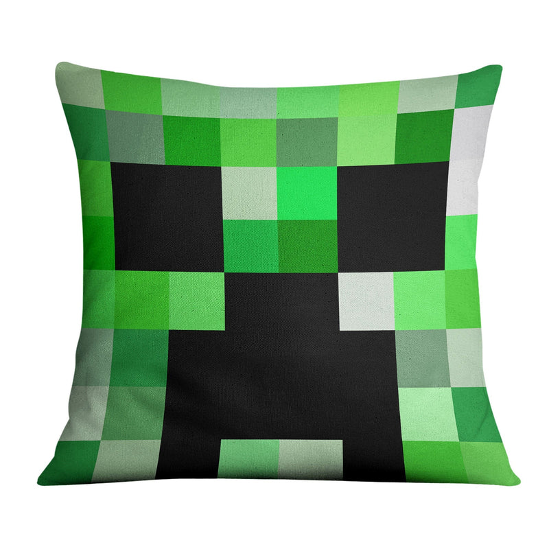 Green Block Cushion