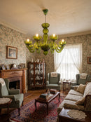 Green Ares Murano Glass Chandelier