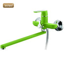 GobekUsa Green Spray Painted Brass Bath Shower Faucet