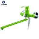 GobekUsa Green Spray Painted Brass Bath Shower Faucet