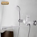GobekUsa Green Spray Painted Brass Bath Shower Faucet