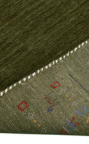 Green Multicolor Hand Loomed Wool Area Rug - Contemporary Design by The Rug Decor