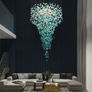 GobekUsa Green Crystal Stone Chandelier for Modern Spaces